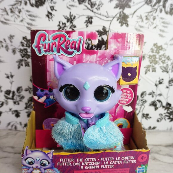 furReal Flitter the Kitten, Interactive Feeding Electronic Pet - Picture 3 of 10